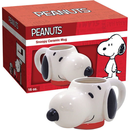Peanuts Snoopy Face Coffee Mug Front