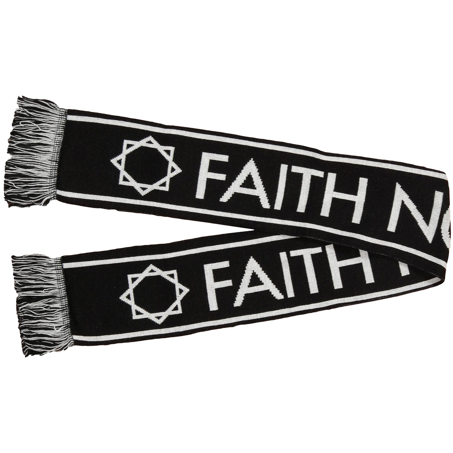 Faith No More Knit Scarf Black Neck Ties & Scarves