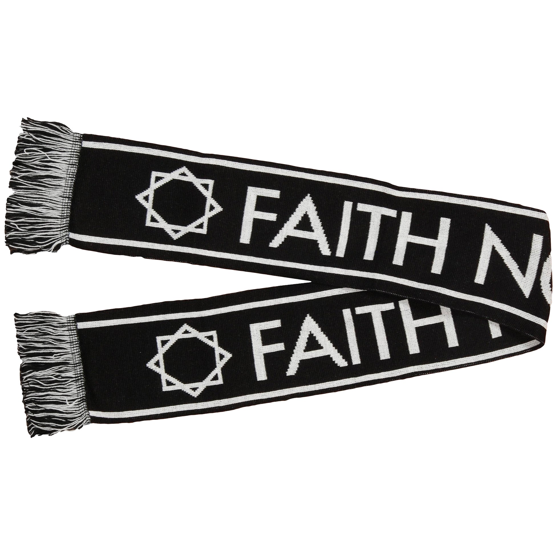 Faith No More Knit Scarf Black Neck Ties & Scarves