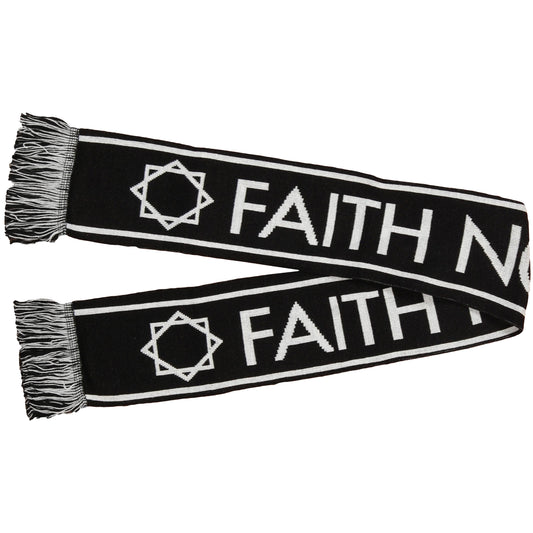 Faith No More Knit Scarf Black Neck Ties & Scarves
