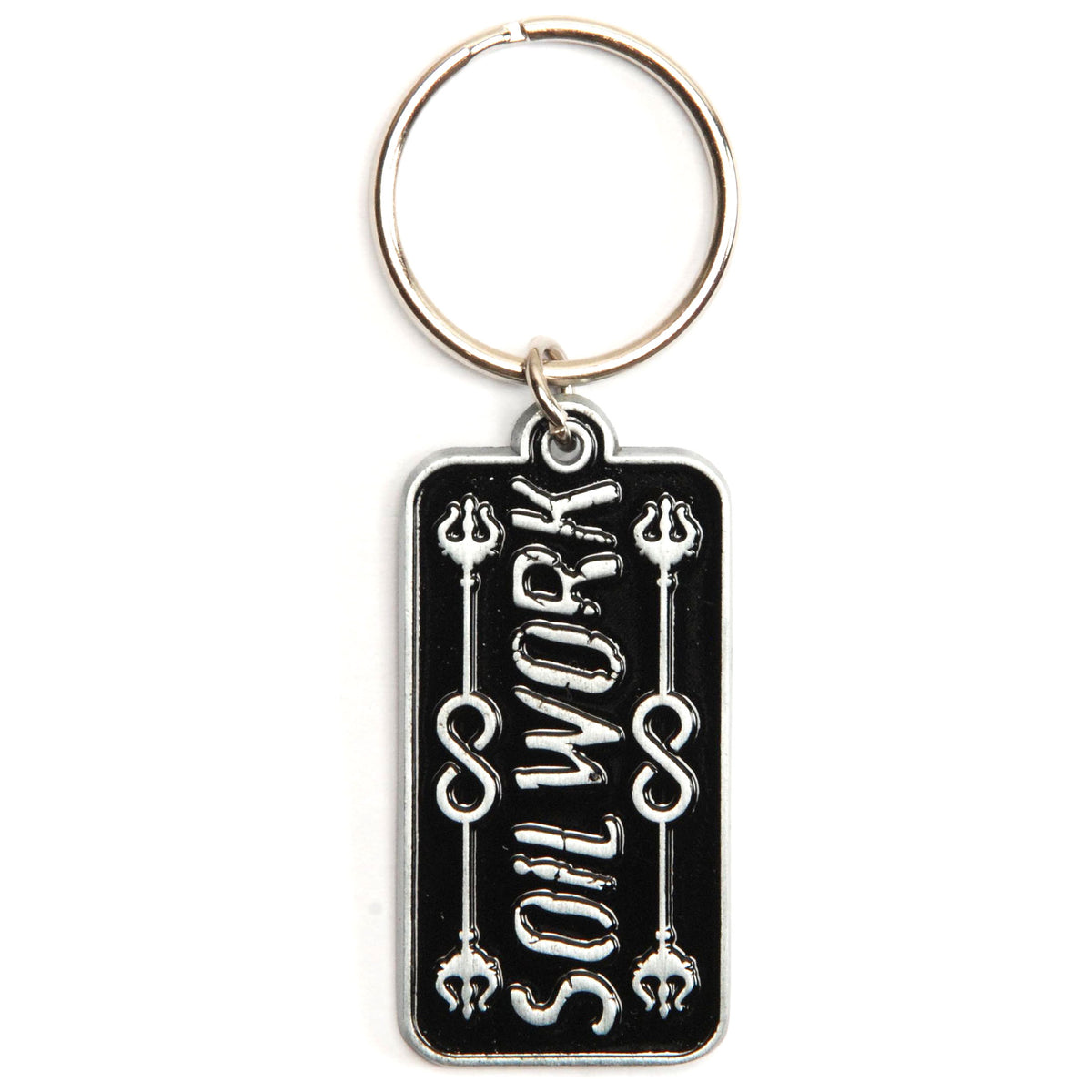 Soilwork Logo Metal Key Chain Front