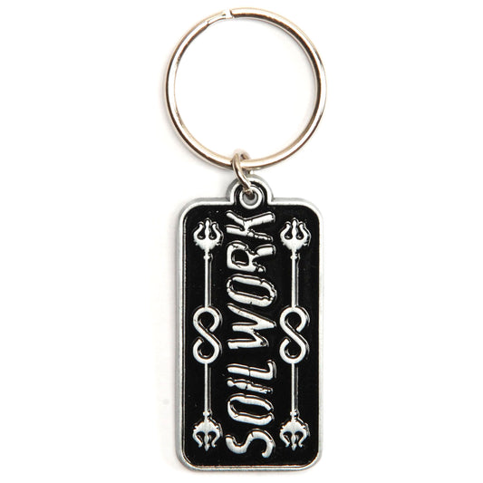 Soilwork Logo Metal Key Chain Front