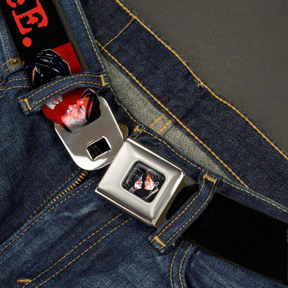 My Chemical Romance Three Cheers For Sweet Revenge Block Seatbelt Buckle Belt Back