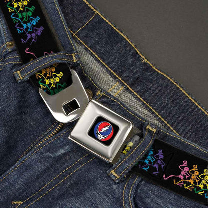 Grateful Dead Dancing Skeletons Seatbelt Buckle Belt