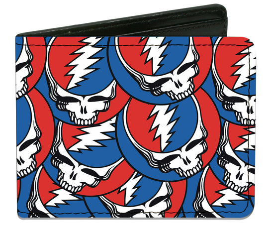 Grateful Dead Steal Your Face Stacked Bi-Fold Wallet