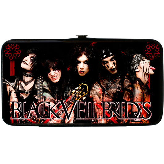 Black Veil Brides Group Pose 6 Girls Wallet Front
