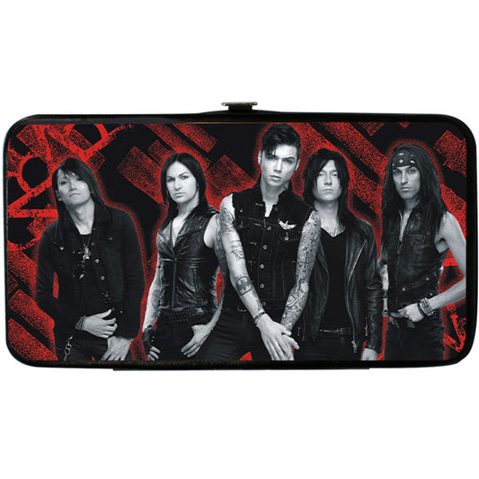 Black Veil Brides Group Pose 10 & Text Girls Wallet Front