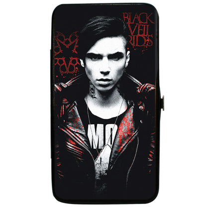 Black Veil Brides Andy Pose Logo Girls Wallet Front