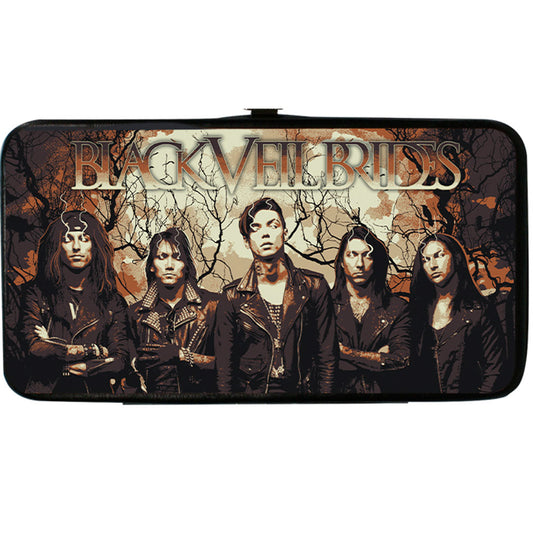 Black Veil Brides Group Pose 14 Girls Wallet Front
