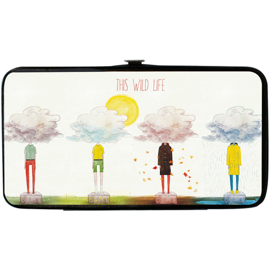 This Wild Life Clouded People Girls Wallet Front