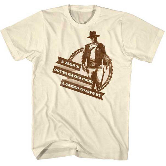 John Wayne Creed And Code T-shirt