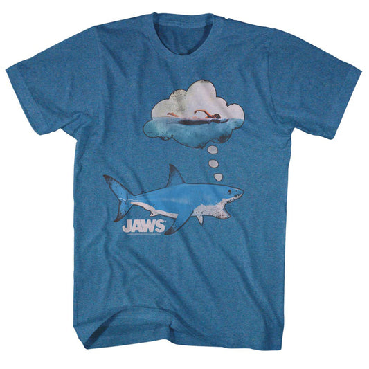 Jaws Flower Crown Slim Fit T-shirt Front