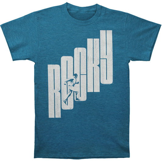 Rocky Letter Step Straight Slim Fit T-shirt Front