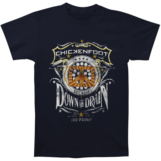 Chickenfoot Down The Drain Mens Soft T Slim Fit T-shirt Front