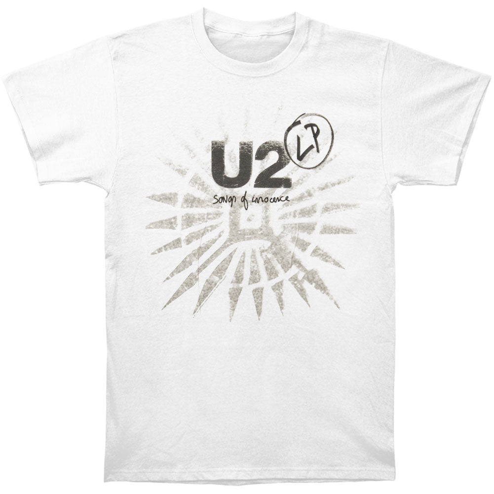U2 Sons Of Innocence White T Slim Fit T-shirt Front
