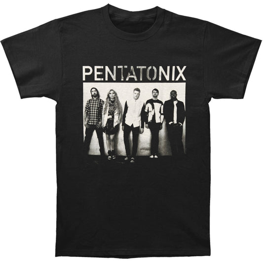 Pentatonix Group Photo Mens Soft T Slim Fit T-shirt Front
