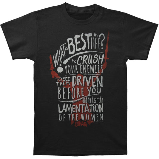 Conan Crushing Is The Best Slim Fit T-shirt Front