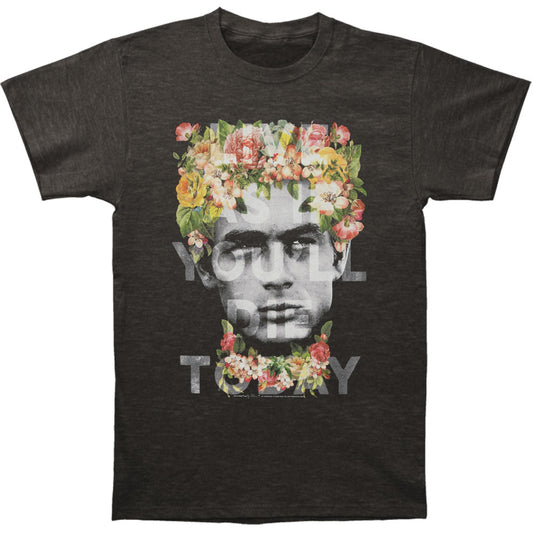 James Dean Flower Crown T-shirt Front