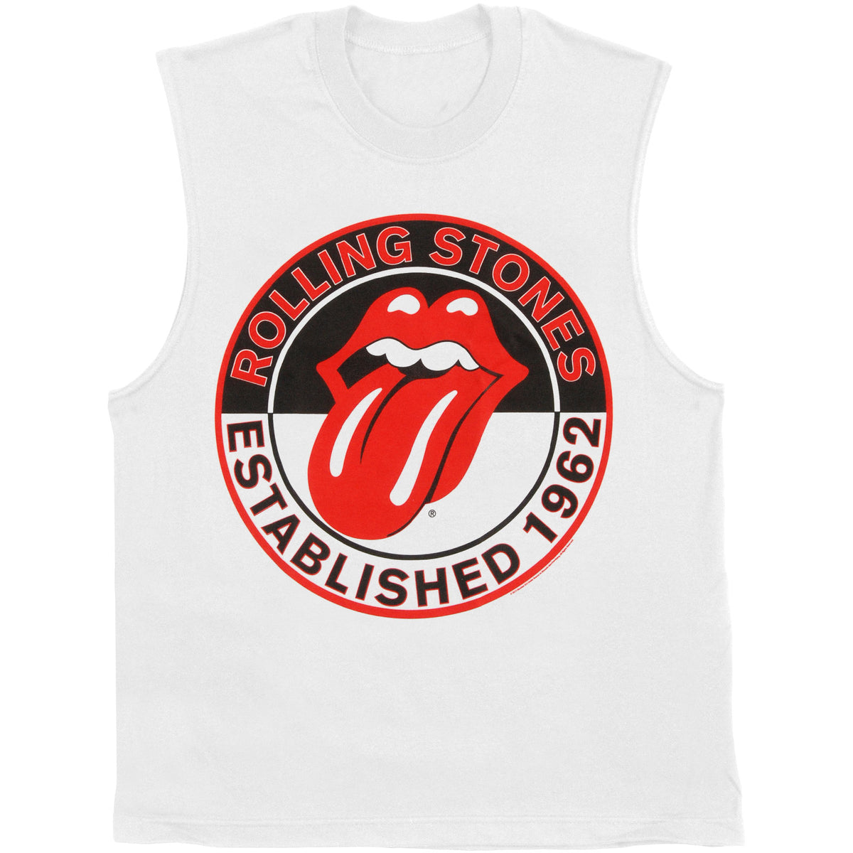 Rolling Stones Est. 62 Mens Tank Front