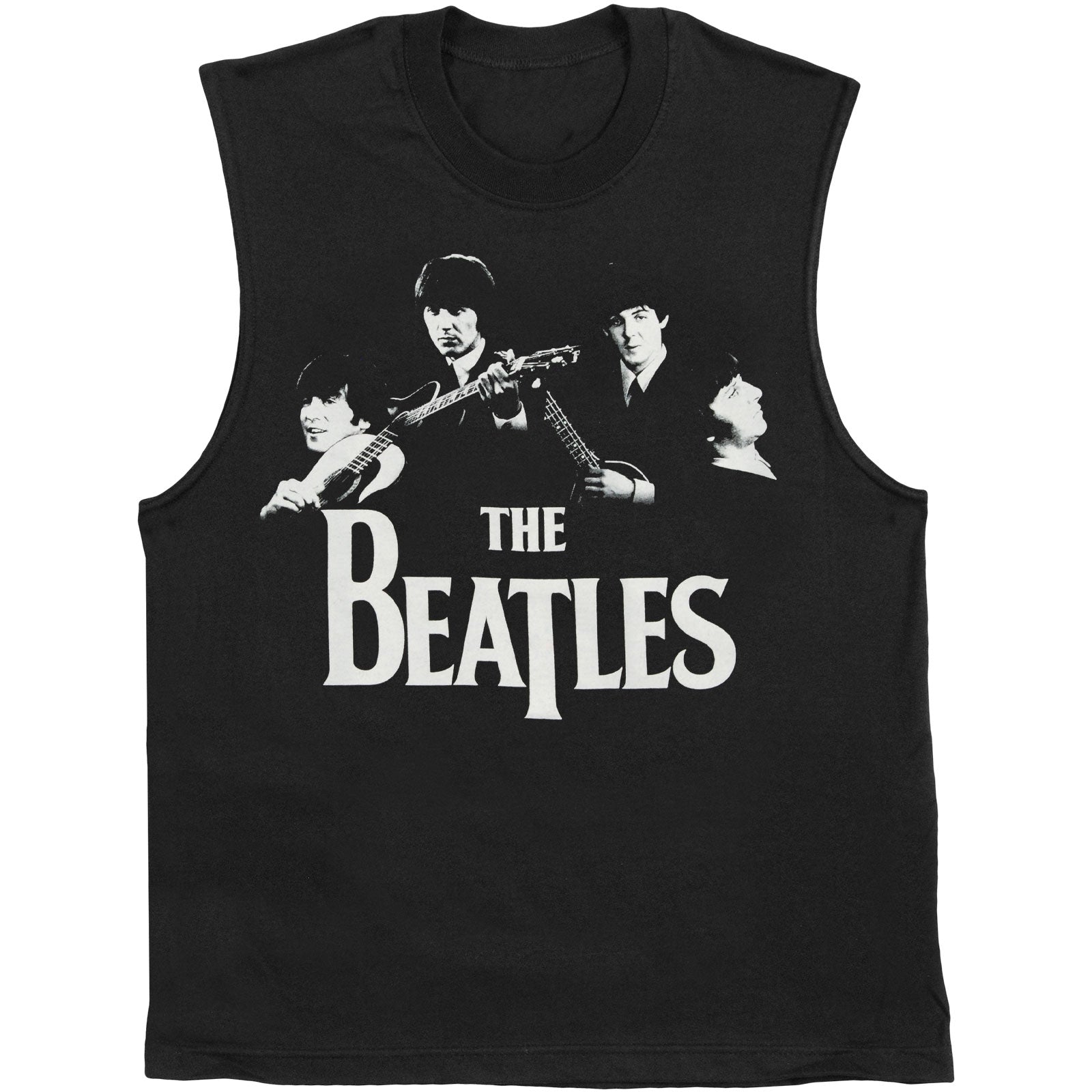 Beatles Classic Photo Mens Tank Front