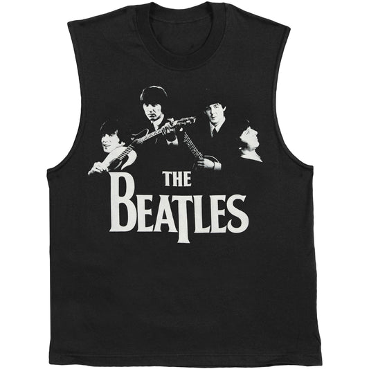 Beatles Classic Photo Mens Tank Front