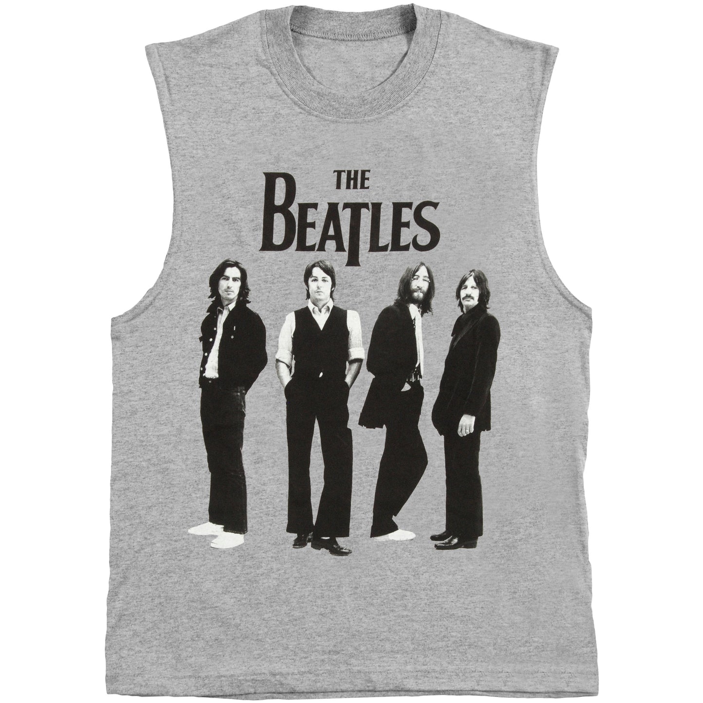 Beatles Standing Mens Tank Front