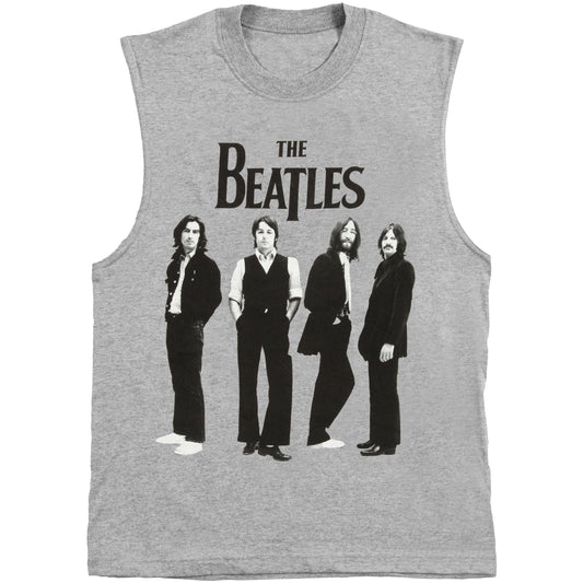 Beatles Standing Mens Tank Front