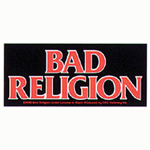Bad Religion Logo Sticker Front