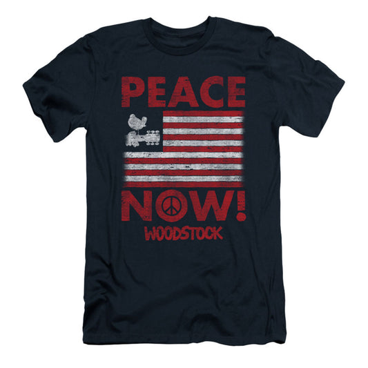 Woodstock Peace Now Slim Fit T-shirt Front