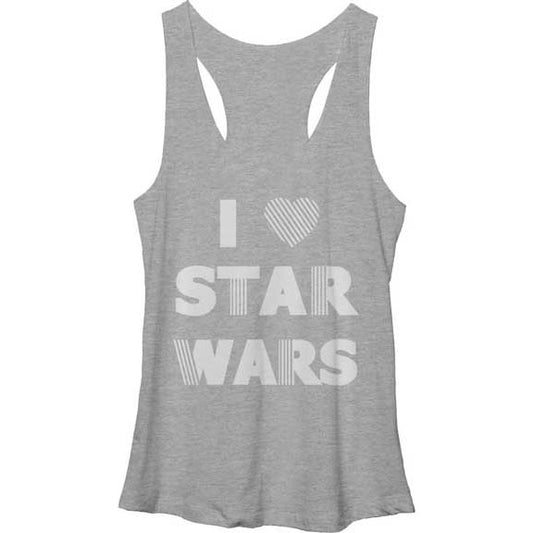 Star Wars Heart Stripe Womens Tank