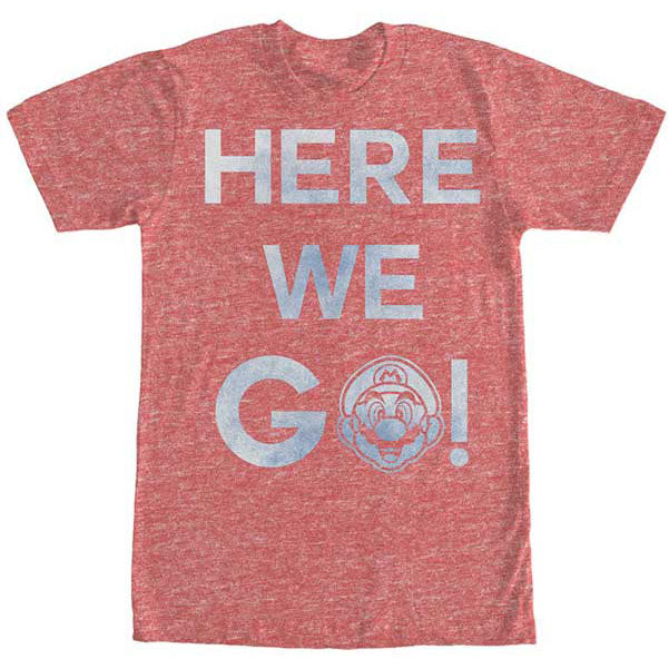 Mario Here We Go T-shirt