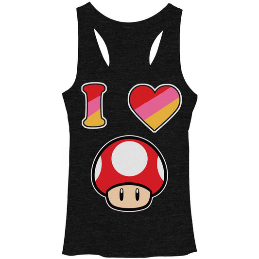 Mario Heart Mush Womens Tank