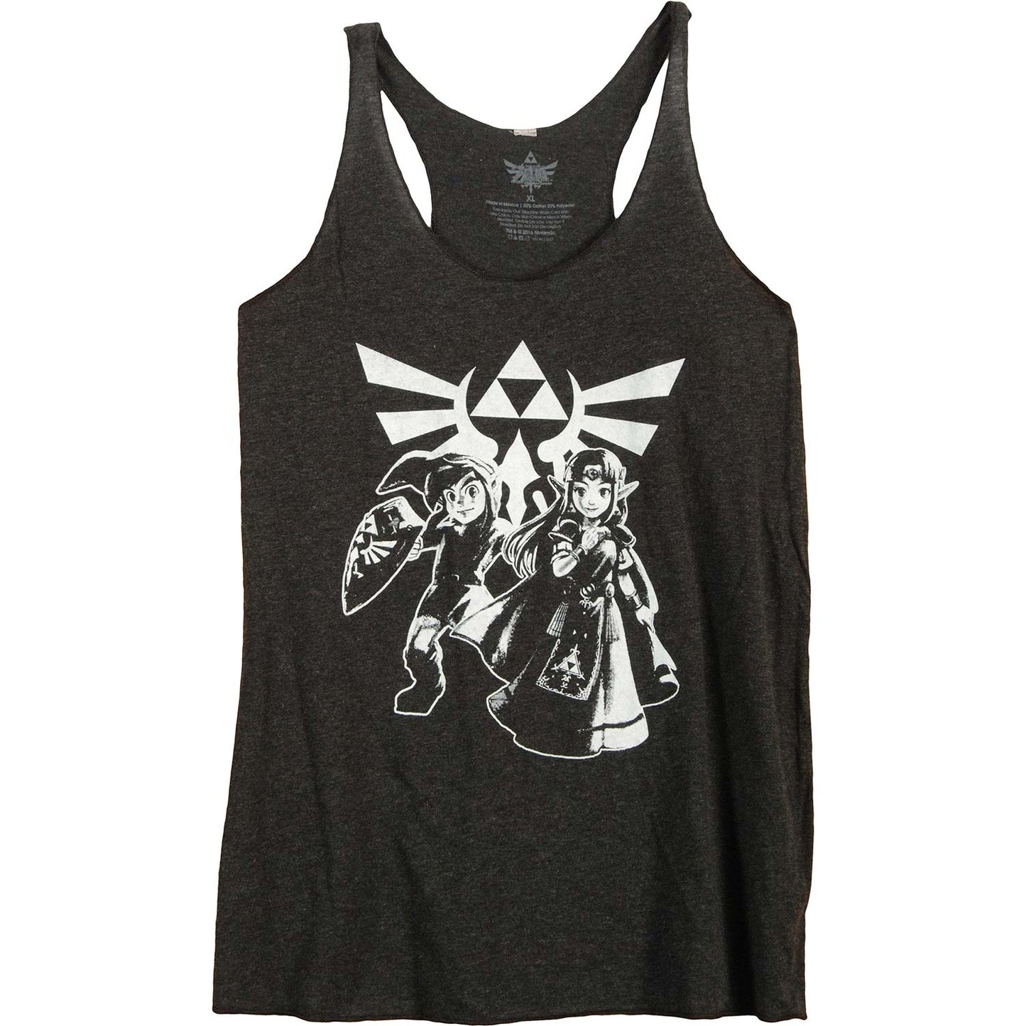 Zelda Gold Link & Zelda Womens Tank
