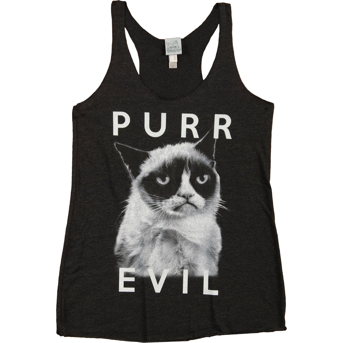 Grumpy Cat Purr Face Womens Tank