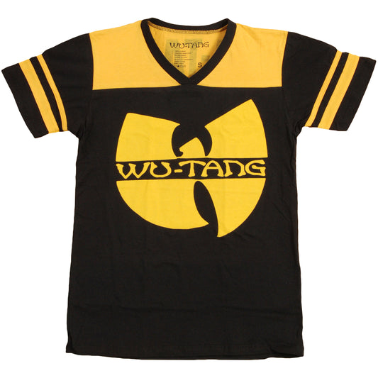Wu Tang Clan #36 Striped Sleeve V-Neck Jersey Soccer  Jersey Front