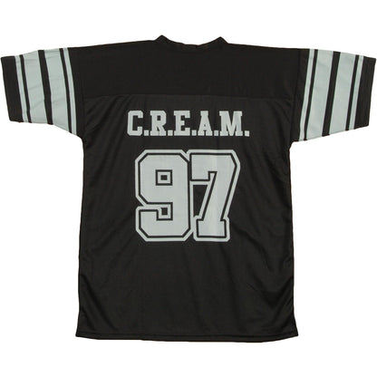 Wu Tang Clan #97 C.R.E.A.M. Football Jersey Footbal  Jersey Back