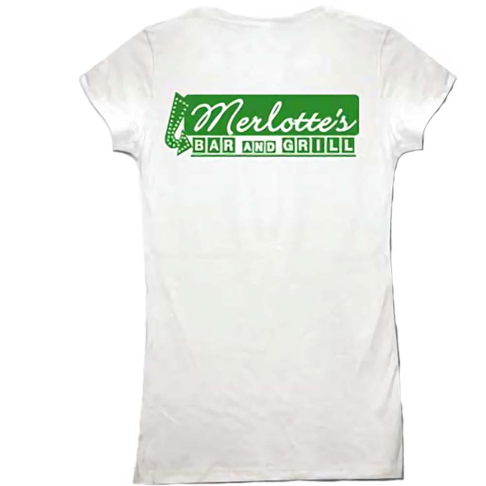 True Blood Waitress Junior Top Back