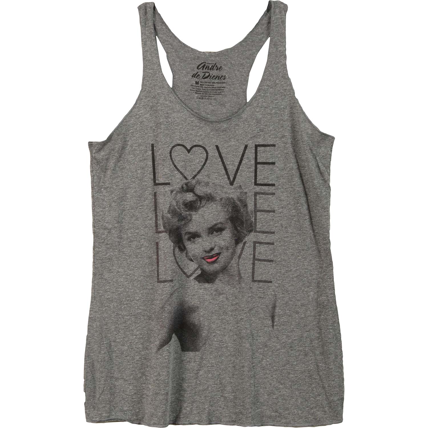 Marilyn Monroe Triple Love Womens Tank