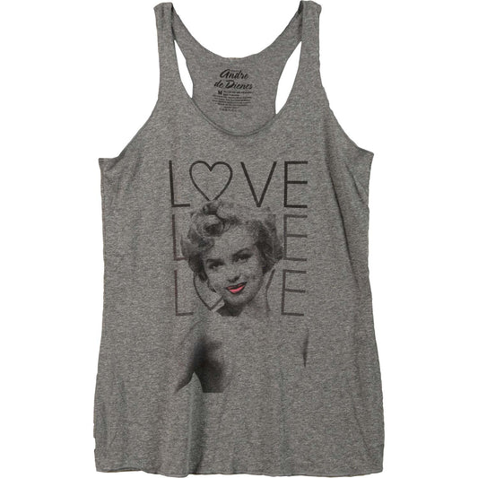 Marilyn Monroe Triple Love Womens Tank