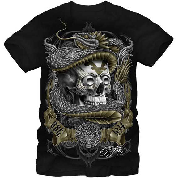 Aztlan Serpent Warrior T-shirt