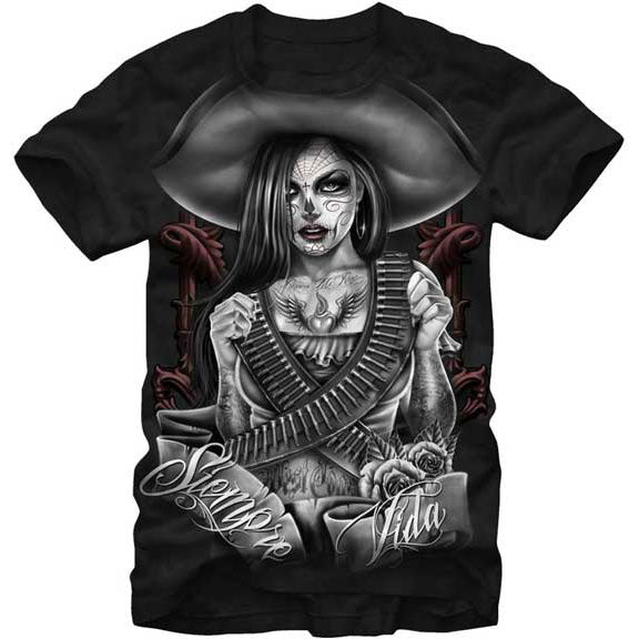 Aztlan Siempre Vida T-shirt
