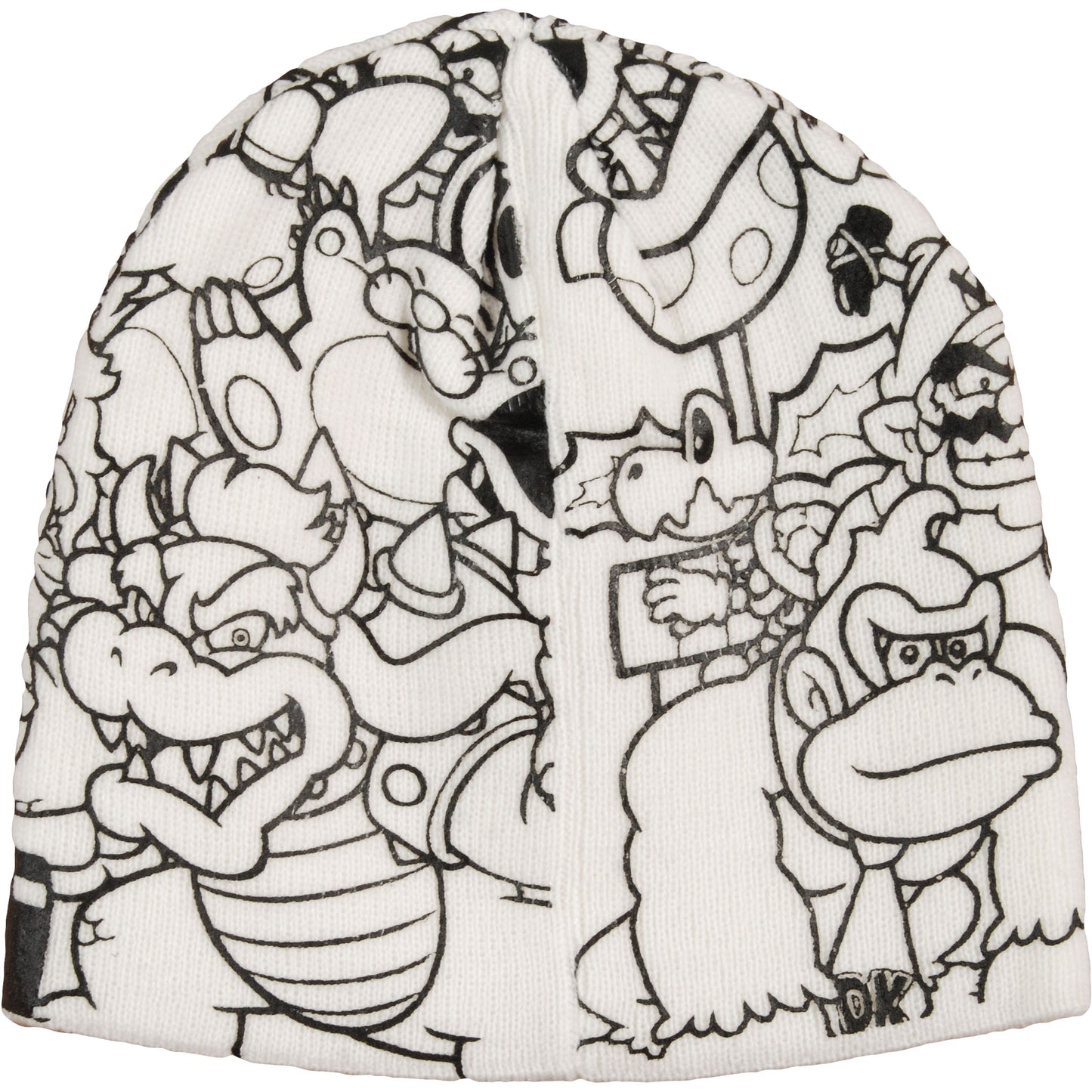 Super Mario Bros B&W Characters Beanie