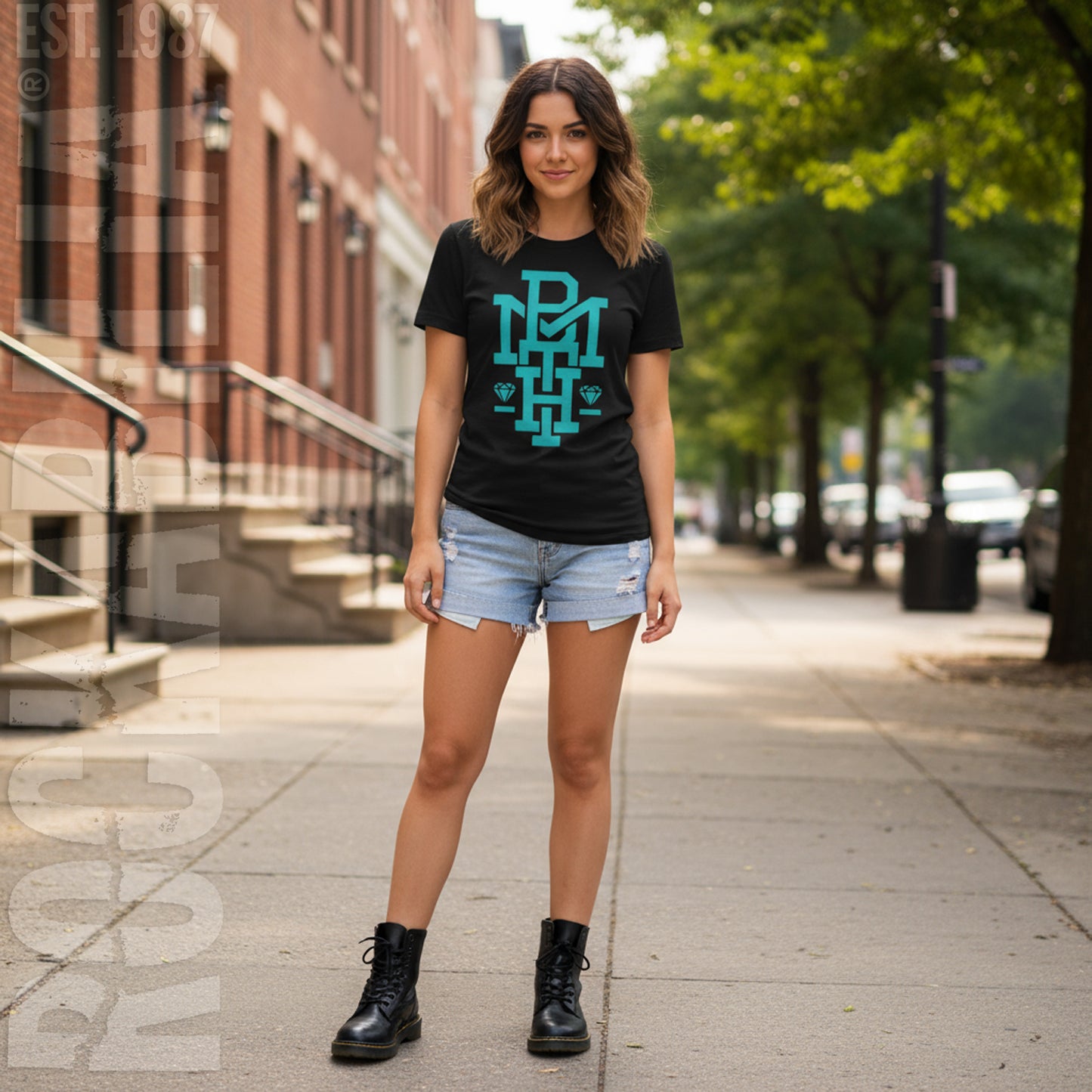 Blue Logo Junior Baby Doll Junior Top