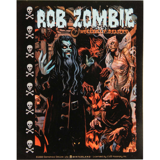 Rob Zombie Sticker Front