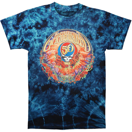 Grateful Dead 50th Anniversary Tie Dye T-shirt Front