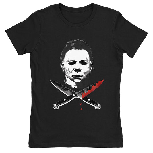 Crossed Knives by Rock Rebel Women's Tee Junior Top