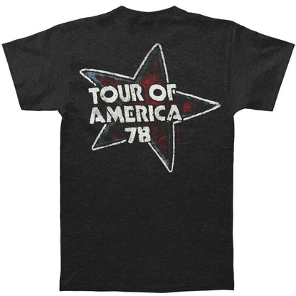 Rolling Stones Tour Of America Enzyme Wash Vintage T-shirt Back