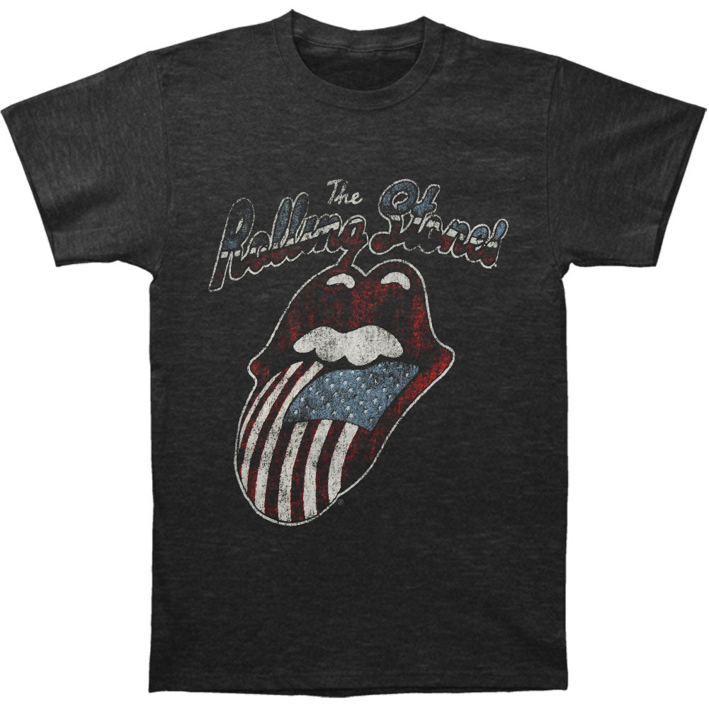 Rolling Stones Tour Of America Enzyme Wash Vintage T-shirt Front