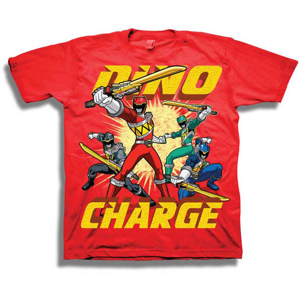 Power Rangers Dino Charge Childrens T-shirt