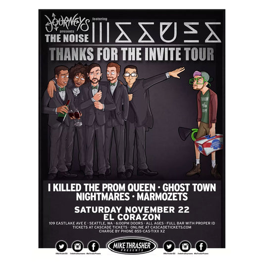 The Noise Issues Concert Flyer Concert Promo Poster